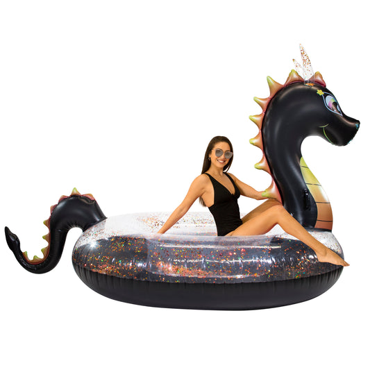 Glitter Dragon Gigantic Beach & Pool Raft