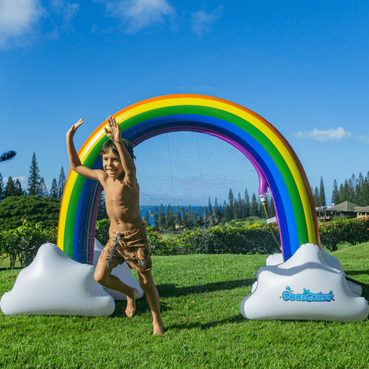 Gigantic Rainbow Sprinkler PoolCandy